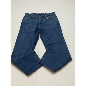 Men's New Devil Dog Denim Athletic Fit Blue Jeans 32x30